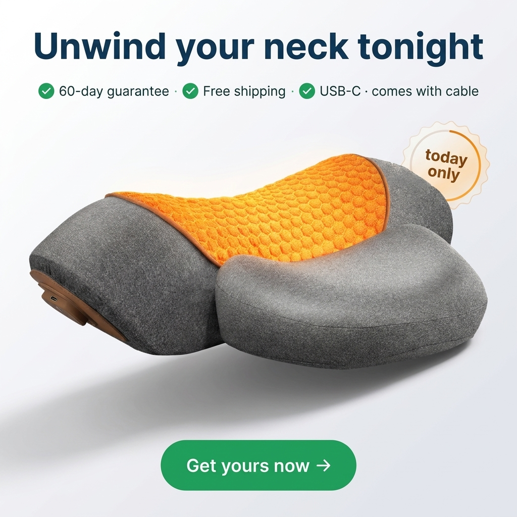 Harmonyrise™ Cervical Neck Massage Pillow