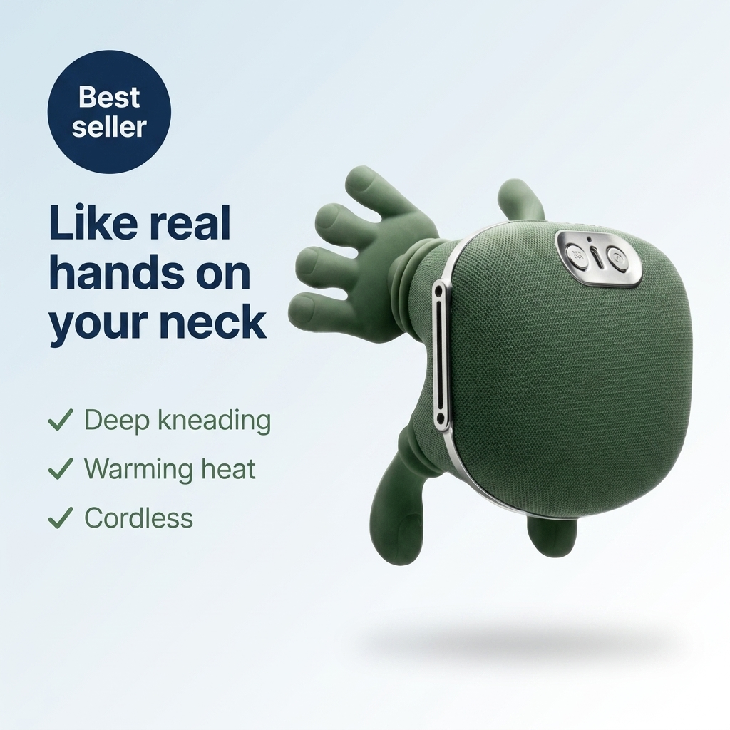Harmonyrise™ HandKnead Neck & Shoulder Massager