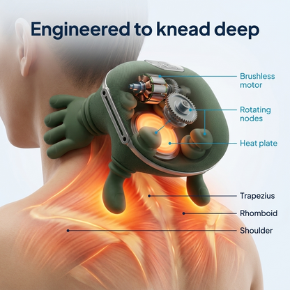 Harmonyrise™ HandKnead Neck & Shoulder Massager