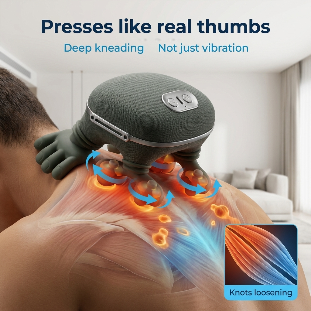 Harmonyrise™ HandKnead Neck & Shoulder Massager