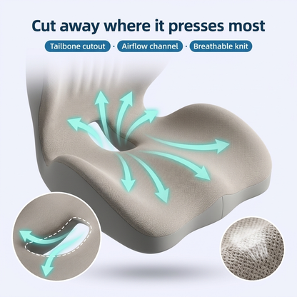 Harmonyrise™ Ergonomic Seat & Back Cushion